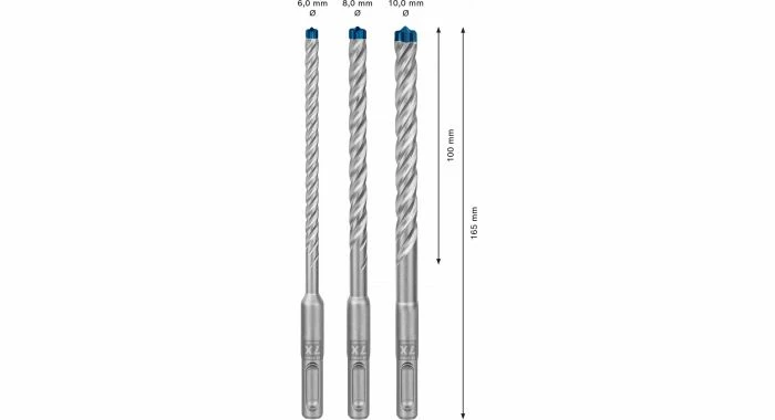 Bosch EXPERT 2608900196 - EXPERT Set 3-pièces SDS Plus-7X 6; 8; 10 Mm 4 Bosch EXPERT 2608900196 - EXPERT Set 3-pièces SDS Plus-7X 6; 8; 10 Mm – Image 4