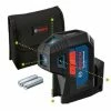 Bosch 0601066P00 - GPL 5 G Laser à Point, Pochette De Protection, 2x AA Piles - 0601066P00