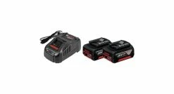 Bosch 1600A00B8J - Set De Batteries Li-Ion 18V (2x 5,0Ah) + Chargeur