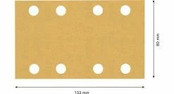 Bosch EXPERT 2608900882 - EXPERT Abrasif C470 Best For Wood And Paint, 80 X 133 Mm, Grain 180, 8 Trous, 10x -Bosch Shop 267b08aacf63e3a31cee69410ac3cf49