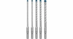 Bosch EXPERT 2608900198 - EXPERT Set 5-pièces SDS Plus-7X, 6; 6; 8; 8; 10 Mm Dans Cassette Robustline