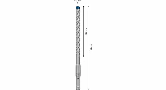 Bosch EXPERT 2608900088 - EXPERT Foret SDS Plus-7X 8x100x165mm 3 Bosch EXPERT 2608900088 - EXPERT Foret SDS Plus-7X 8x100x165mm – Image 3
