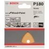 Bosch 2608605153 - Abrasif C470 Best For Wood And Paint, 93 Mm, Grain 180, Pour Multi-Cutter, 6 Trous, 5x