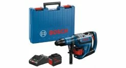 Bosch 0611913002 - Marteau-perforateur Sans Fil GBH 18V-45 C 2x ProCORE18V 12,0Ah, Chargeur GAL 18V-160 C, Butée De Profondeur, Poignée Supplémentaire, Chiffon, Gros Tube, CoMo GCY 42 - 0611913002