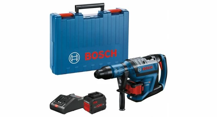 Bosch 0611913002 - Marteau-perforateur Sans Fil GBH 18V-45 C 2x ProCORE18V 12,0Ah, Chargeur GAL 18V-160 C, Butée De Profondeur, Poignée Supplémentaire, Chiffon, Gros Tube, CoMo GCY 42 - 0611913002 1 Bosch 0611913002 - Marteau-perforateur Sans Fil GBH 18V-45 C 2x ProCORE18V 12,0Ah, Chargeur GAL 18V-160 C, Butée De Profondeur, Poignée Supplémentaire, Chiffon, Gros Tube, CoMo GCY 42 - 0611913002