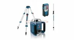 Bosch GRL 400 H Laser Rotatif + Récepteur LR 1 Dans Coffret + Mire De Chantier GR 240 + Trépied BT 170 HD - 061599403U