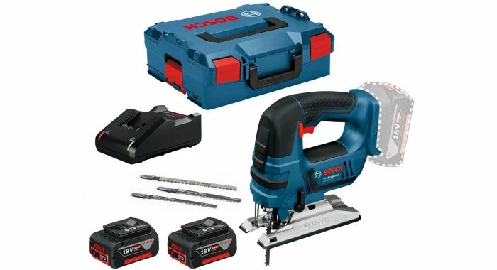 Bosch 06015A6106 - Scie Sauteuse Sans Fil GST 18V-LI B, 2x GBA 18V 4.0Ah, GAL 18V-40 C&G 2x GBA 18V 4,0Ah , GAL 18V-40 - 06015A6106 1 Bosch 06015A6106 - Scie Sauteuse Sans Fil GST 18V-LI B, 2x GBA 18V 4.0Ah, GAL 18V-40 C&G 2x GBA 18V 4,0Ah , GAL 18V-40 - 06015A6106