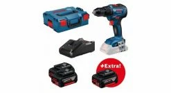 Bosch 0615990L8D - Set Perceuse Visseuse Li-Ion 18V (3x Batterie 5,0Ah) Dans L-Boxx - Moteur Brushless - 55Nm
