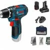 Bosch 0615990G6L - Perceuse-visseuse Sans Fil GSR 12V-15 1x 2,0Ah, 1x 4,0Ah, Chargeur GAL 12V-20 - 0615990G6L