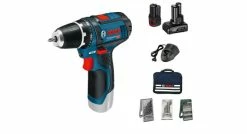 Bosch 0615990G6L - Perceuse-visseuse Sans Fil GSR 12V-15 1x 2,0Ah, 1x 4,0Ah, Chargeur GAL 12V-20 - 0615990G6L