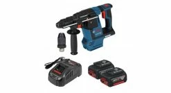 Bosch GBH 18V-26 F Perforateur SDS-plus à Batteries 18V Li-Ion (2x Batterie 5.0Ah) Dans L-Boxx - 2,6J - Moteur Sans Charbon - 0611910007