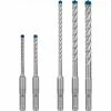Bosch EXPERT 2608900197 - EXPERT Set 5-pièces SDS Plus-7X, 5; 6; 6; 8; 10 Mm Dans Cassette Robustline