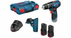 Bosch GSB 10,8-2-Li Perceuse Visseuse à Percussion à Batteries 10,8V Li-Ion Set (2x Batterie 2.0Ah) Dans L-Boxx - 06019B6906