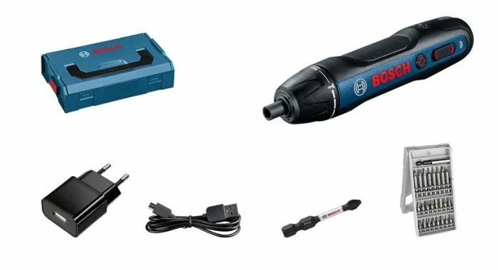 Bosch 06019H2101 - Visseuse Sans Fil Bosch GO 2.0 Cable USB, Adapteur, Set D'embouts 25 Pièces L-Boxx Mini 1 Bosch 06019H2101 - Visseuse Sans Fil Bosch GO 2.0 Cable USB, Adapteur, Set D'embouts 25 Pièces L-Boxx Mini