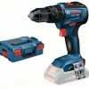 BOSCH GSB 18V-55 Perceuse-visseuse à Percussion Sans Fil - 18V - L-BOXX-55 Nm - Machine Seule