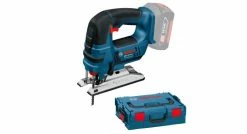 Bosch 06015A6101 - Scie Sauteuse Sans Fil GST 18V-LI B - Machine Seule - 06015A6101