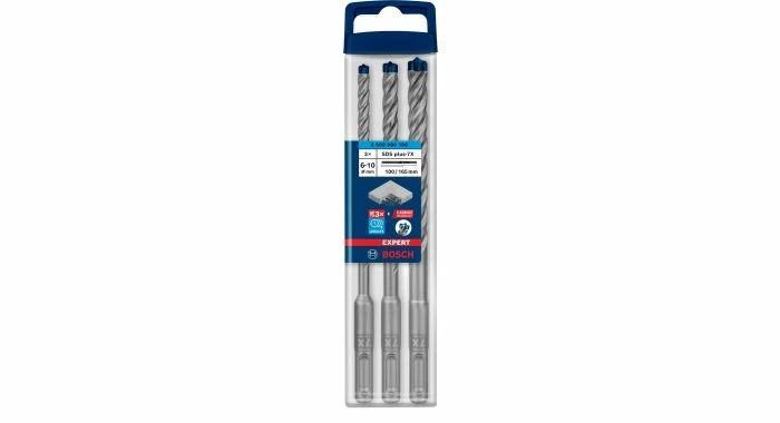 Bosch EXPERT 2608900196 - EXPERT Set 3-pièces SDS Plus-7X 6; 8; 10 Mm 2 Bosch EXPERT 2608900196 - EXPERT Set 3-pièces SDS Plus-7X 6; 8; 10 Mm – Image 2