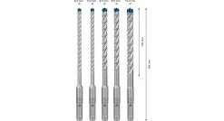 Bosch EXPERT 2608900198 - EXPERT Set 5-pièces SDS Plus-7X, 6; 6; 8; 8; 10 Mm Dans Cassette Robustline 9 Bosch EXPERT 2608900198 - EXPERT Set 5-pièces SDS Plus-7X, 6; 6; 8; 8; 10 Mm Dans Cassette Robustline -Bosch Shop e3012e881f4635345a24a26eb227d784