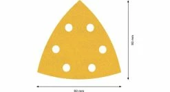 Bosch EXPERT 2608900932 - EXPERT Abrasif C470 Best For Wood And Paint, 93 Mm, Grain 240, Voor Multi-Cutter, 6 Trous, 50x -Bosch Shop e7c7ab4a1bea4d77054d0289bafe72ae