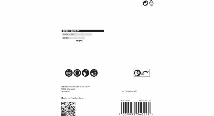 Bosch EXPERT 2608900716 - EXPERT Abrasif M480 Best For Wood And Paint, 93 Mm, Grain 80, 5x 3 Bosch EXPERT 2608900716 - EXPERT Abrasif M480 Best For Wood And Paint, 93 Mm, Grain 80, 5x – Image 3