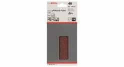 Bosch 2608605302 - Abrasif C430 Expert For Wood And Paint, 93 X 186 Mm, Grain 40, 8 Trous, 10x